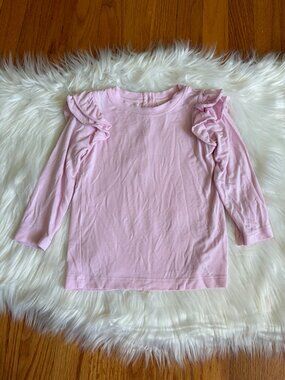 Kate Quinn Pink Ruffle Long Sleeve Girls 2T